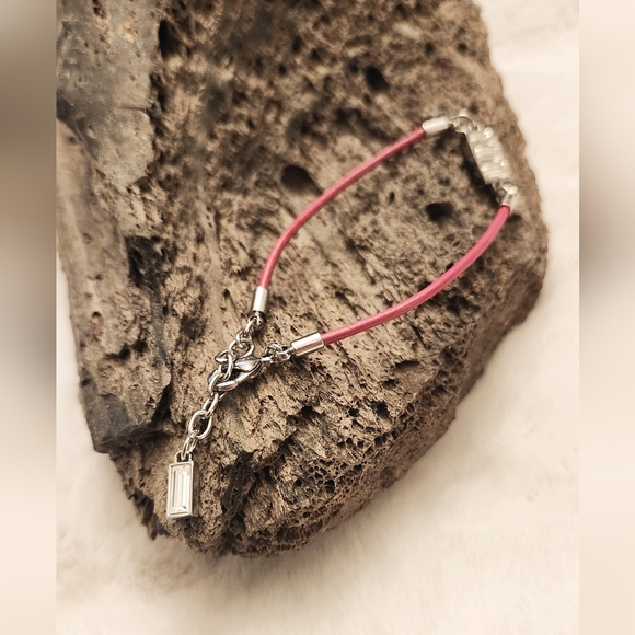 Lia Sophia "Parfait" Strawberry Cut Crystals bracelet - Picture 6 of 9